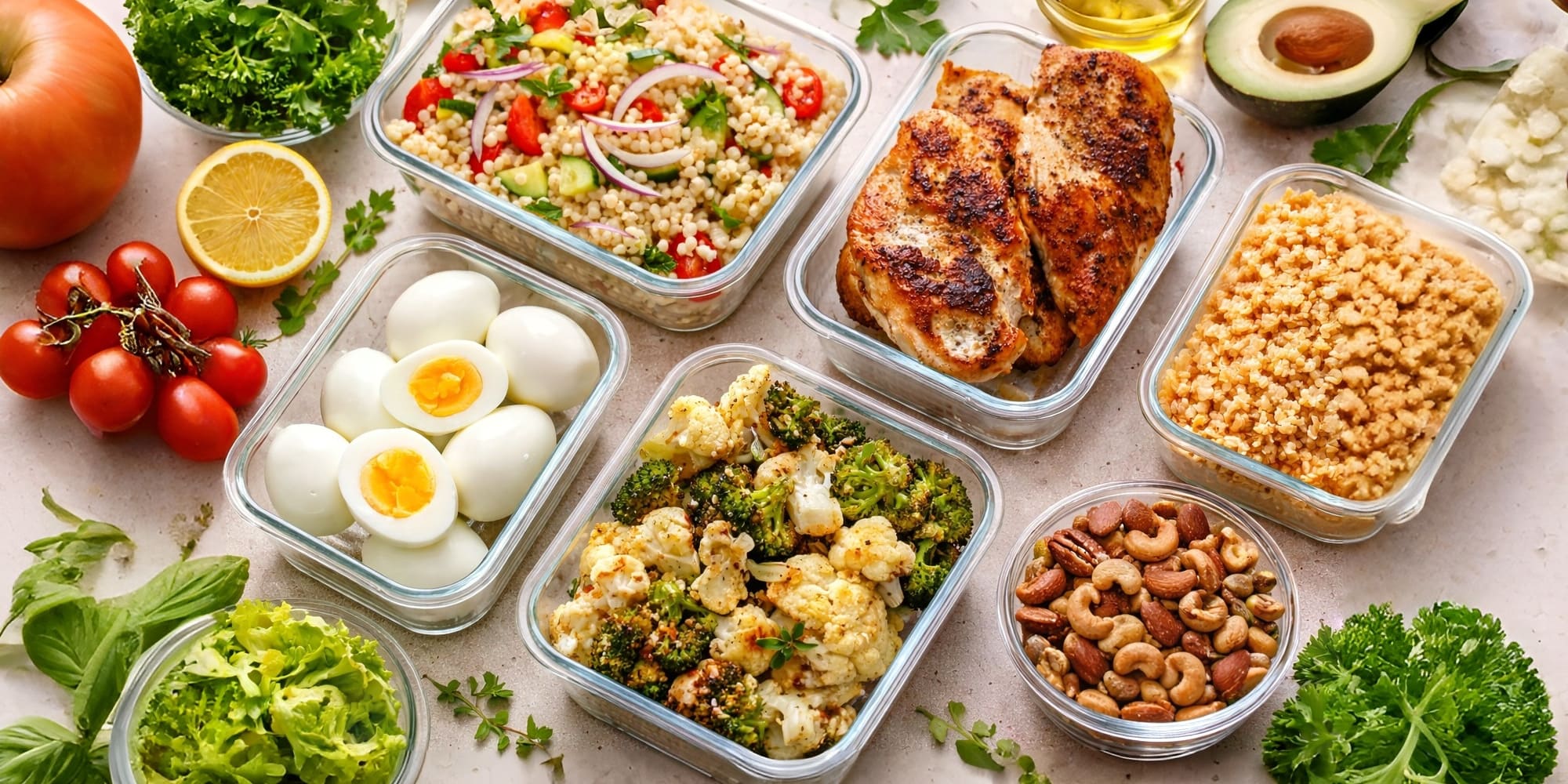 сравнение программ готового питания по калорийности, соотношению БЖУ и продолжительности