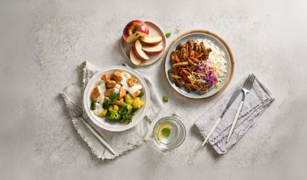 Таблица приёмов пищи и порций