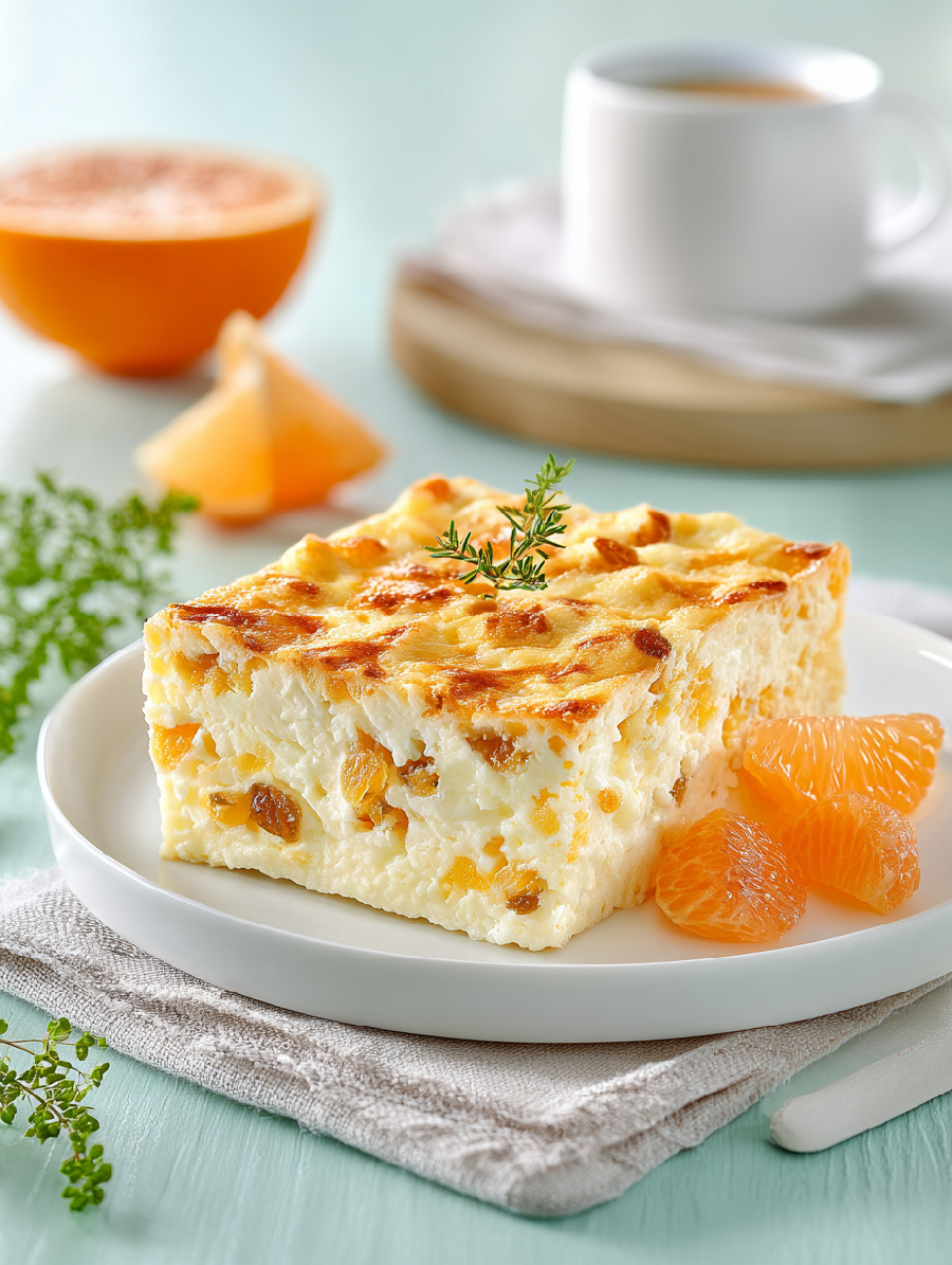 Готовое блюдо Запеканка творожная с изюмом, в рационе питания для похудени