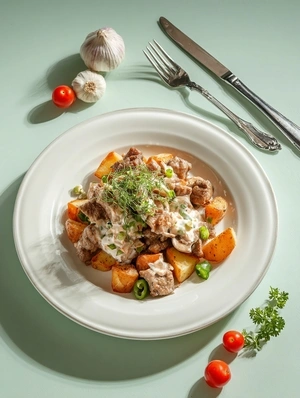 Скоблянка из говядины с картофелем