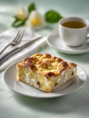 завтрак Пудинг творожно-ванильный