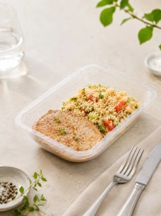 Отбивная из индейки с кус-кусом
