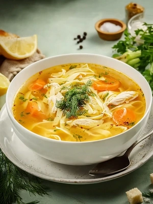 Суп-Лапша Куриная готовое блюдо это норма