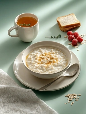 Каша овсяная на молоке