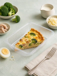 Киш лорен с тунцом и брокколи