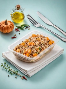 Пряная тыква с киноа