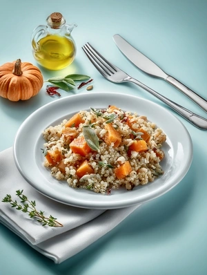 Завтрак Пряная тыква с киноа